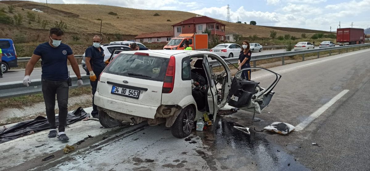 Amasya da otomobil kazası: 2 ölü, 5 yaralı #3