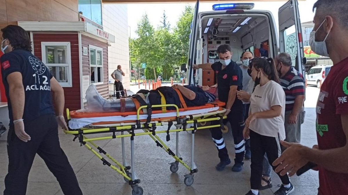 Bursa da tekstil fabrikasında çalışan kadın işçi yaralandı #1