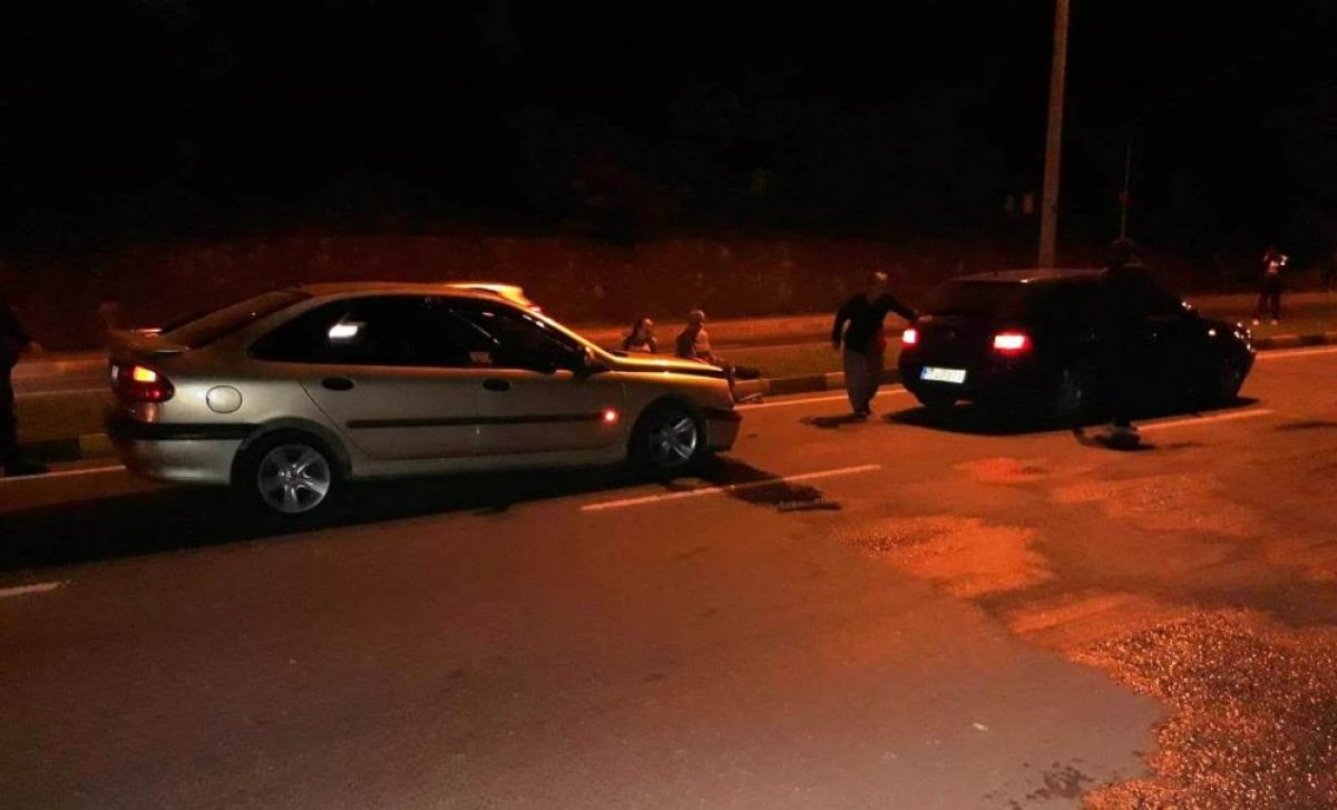 Zonguldak ta iki otomobilin çarpışması sonucu 4 kişi yaralandı #2